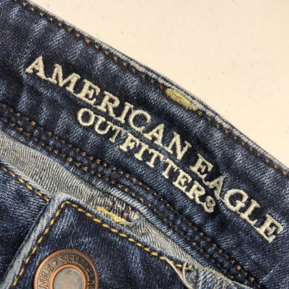 LIKE NEW AMERICAN EAGLE KICK BOOT STRETCH JEANS 426x30 🐎 - Picture 2 of 11